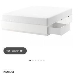 Free Delivery! IKEA NORDLI Queen Bed Frame