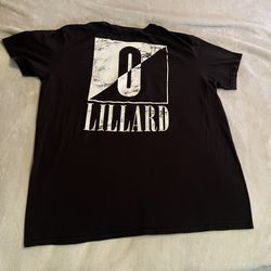 Damian Lillard Shirt Men XL Black Portland Trail Blazers Basketball NBA Gym Tee