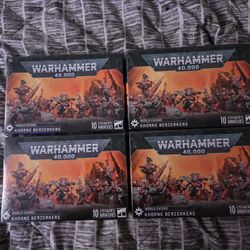 Warhammer 40k World Eaters Khorne Berserkers