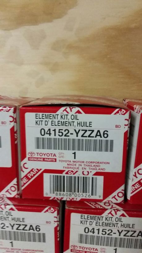 Toyota oil filters