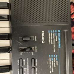 Casio Keyboard, Pedal, Stand & Headphones 