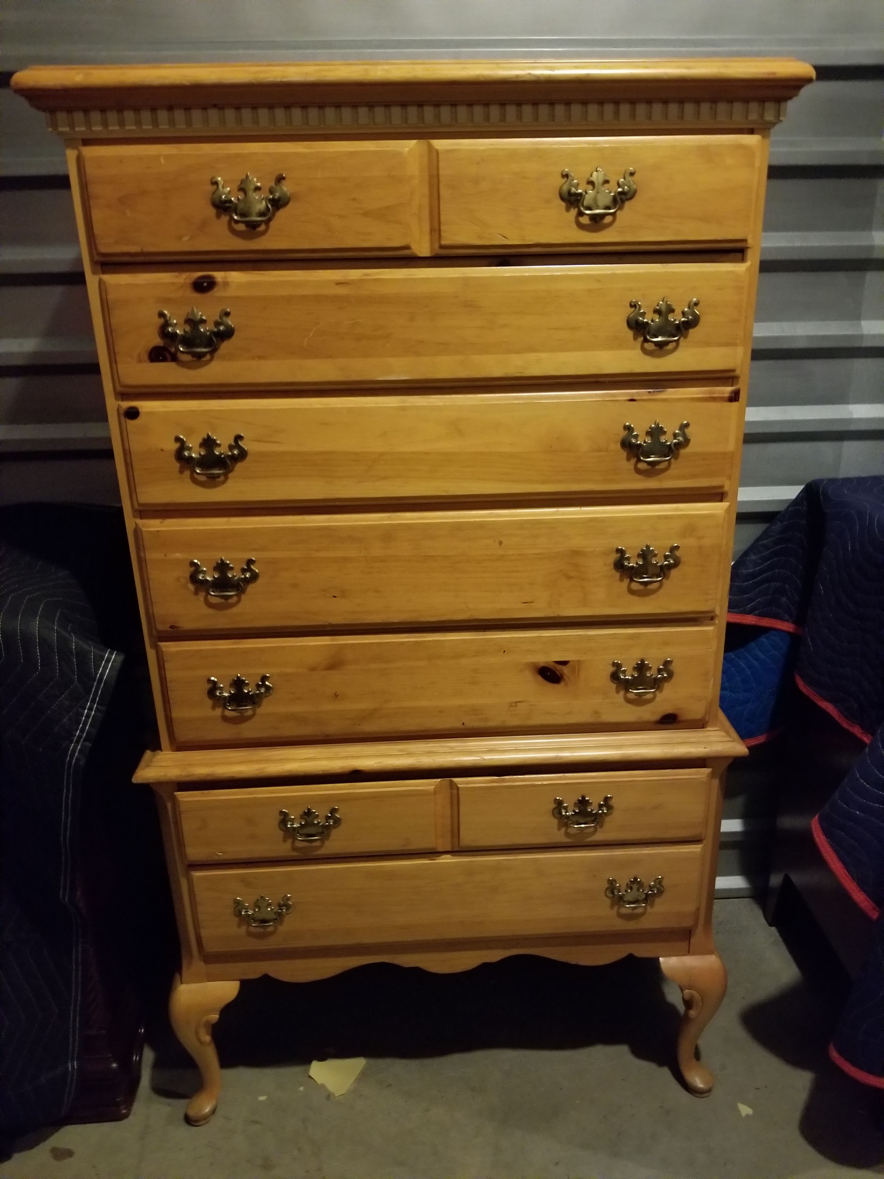 70 year old tall boy chest