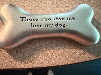 Metal sign. Cute.