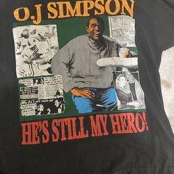Vintage 1990s OJ Simpson T-Shirt
