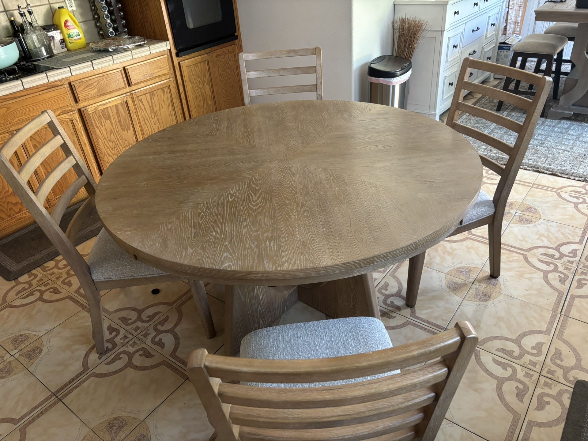 Beige Kitchen Table