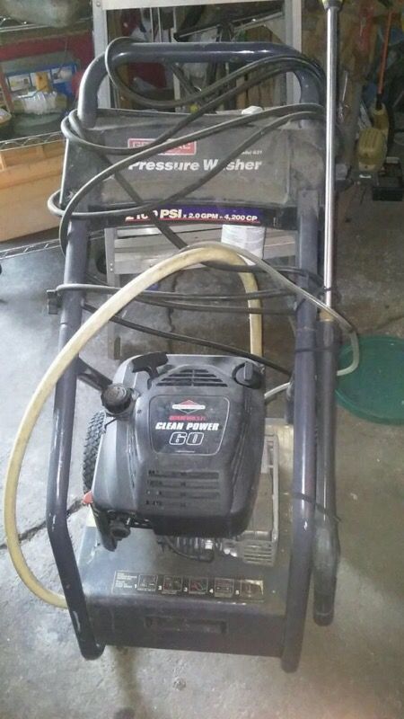 generac pressure washer briggs and stratton
