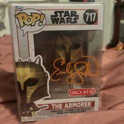 Emily Swallow “THE ARMORER” Signed Funko Pop