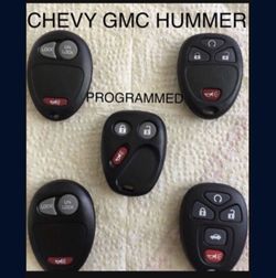 Controls Y Llaves Para Chevy Incluye Corte Keys Remotes Fobs Gmc