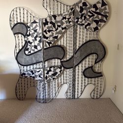 Folding 3 Panel Room Divider