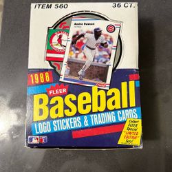Unopened Baseball Cards 1988