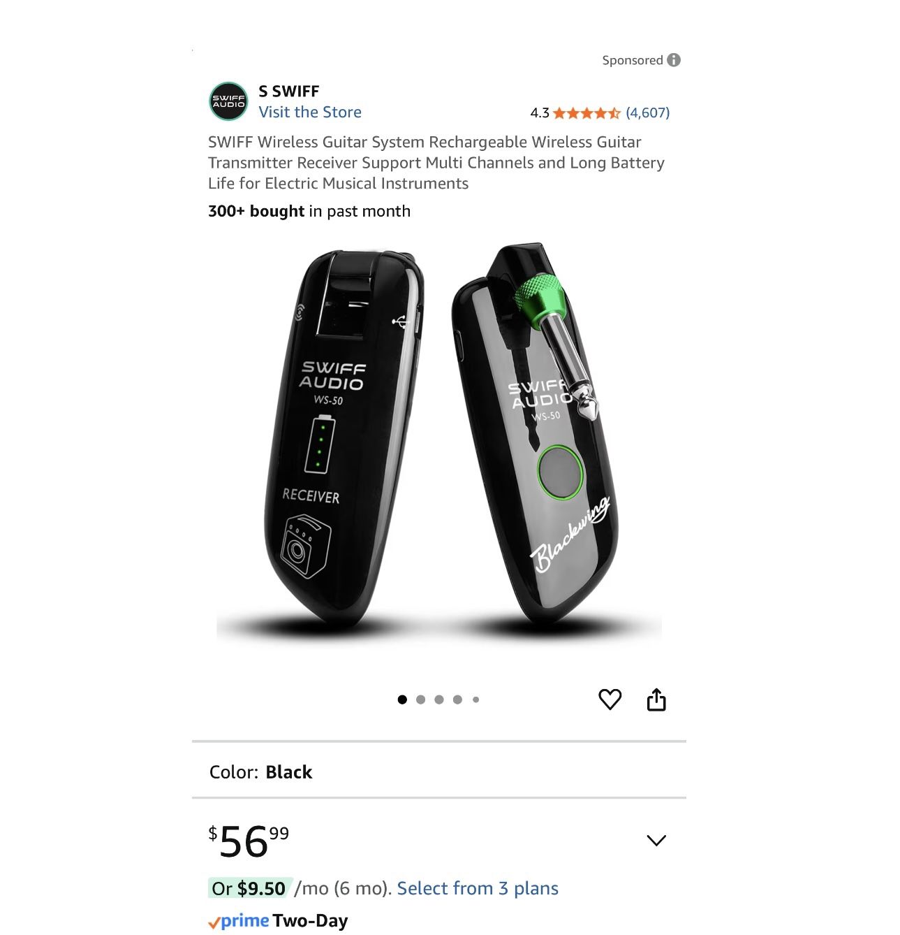 S Swift Guitar Transmitter