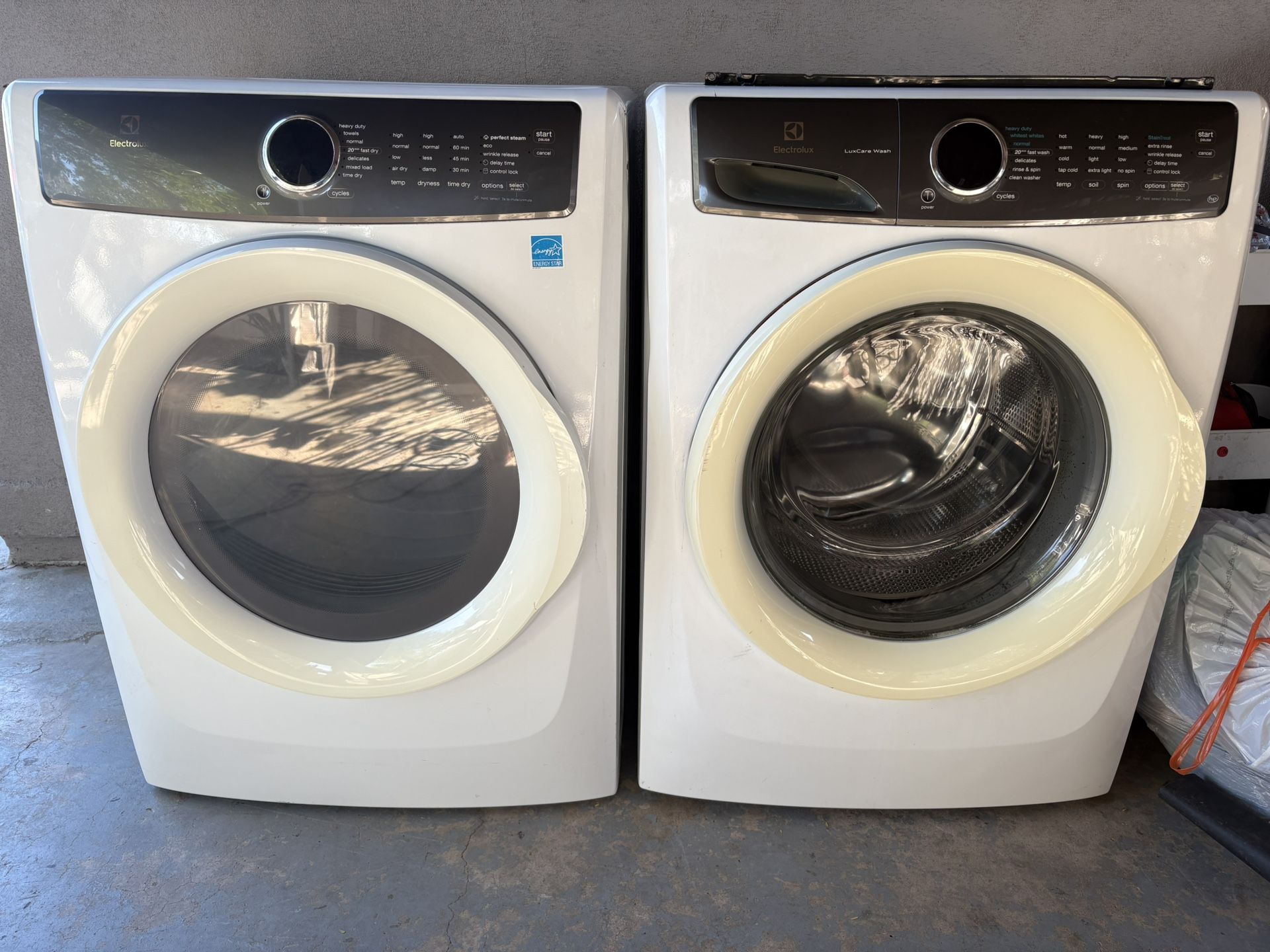 Electrolux LuxCare Washer And Dryer Set Electric