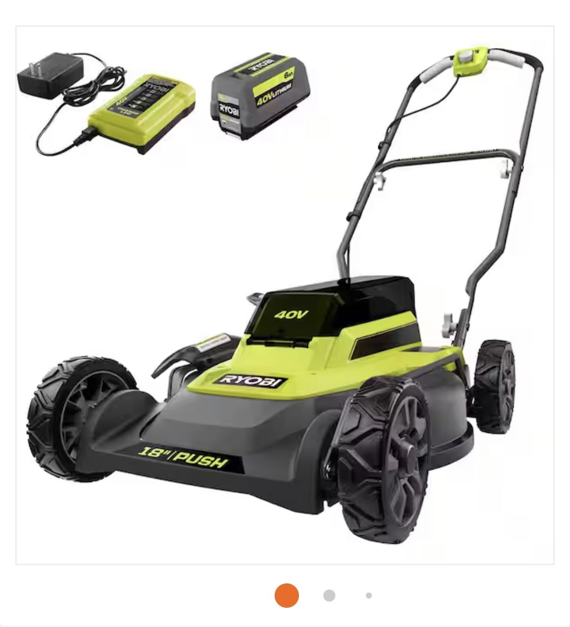 RYOBI ELECT LAWN MOWER