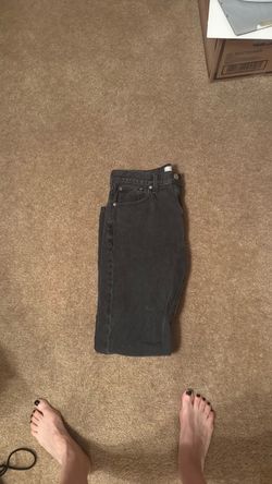Black washed jeans