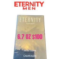 ETERNITY FOR MEN 💯 ORIGINAL 6.7 Oz ❤️❤️❤️FIRM PRICE 