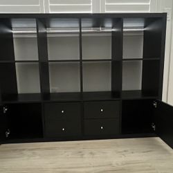 Dark Brown Book Boxed Shelves 