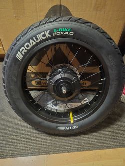 Aniioki e-bike rim,tire,and motor plus battery and fender $100