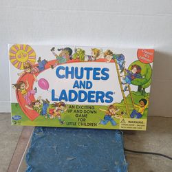 Classic '70s Edition Shoots And Ladders Hasbro Game And Still An Original Seal