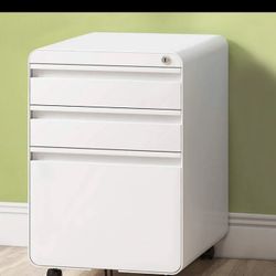 Dripex 3-Drawer Mobile Vertical Filing Cabinet