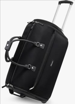 Rolling garment duffle bag
