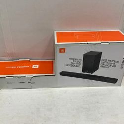 JBL CINEMA SB595 3.1.2ch • DOLBY ATMOS SOUNDBAR SYSTEM • 590W Peak Power • Wireless Subwoofer • Bluetooth  • Home Theater