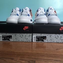 Air Jordan 4 Retro (GS) Size 4.5y/6W