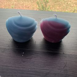 Homemade Mutlicolor Shell Candles Im’Perfect Scented Candles