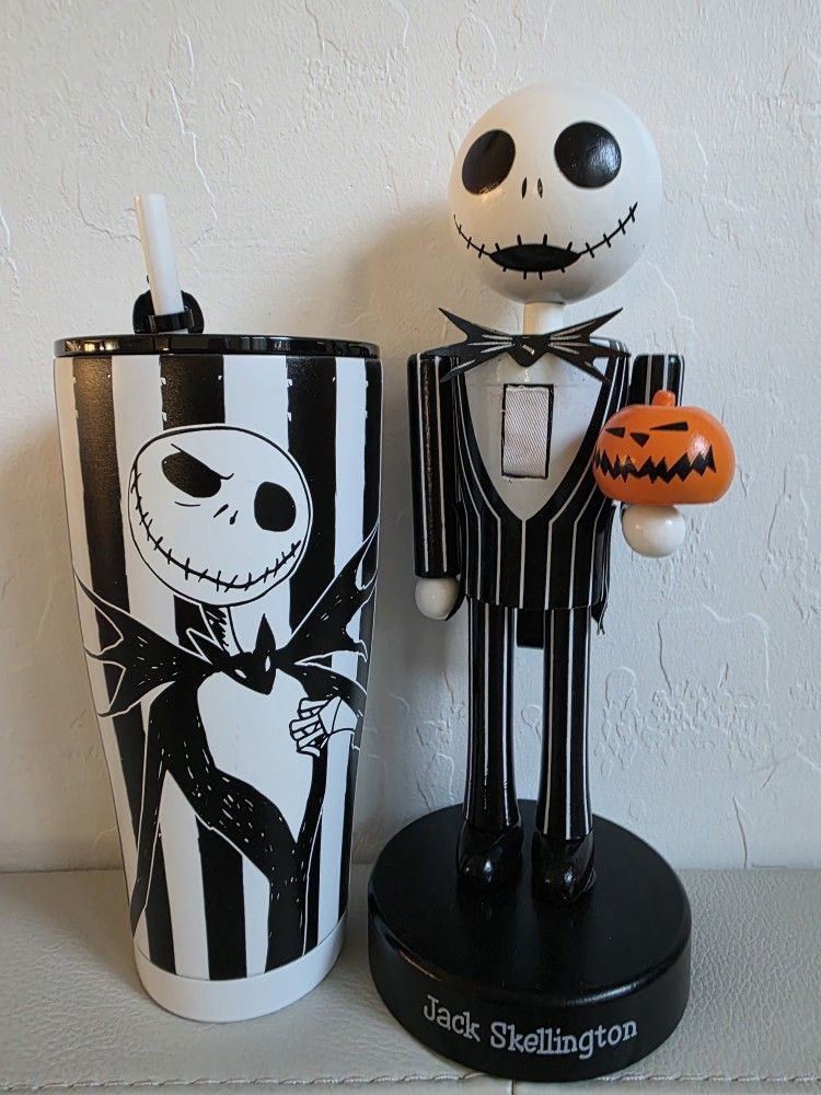 Jack Skellington Tumbler and Nutcracker