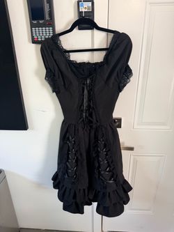 BLACK WITCH HALLOWEEN DRESS