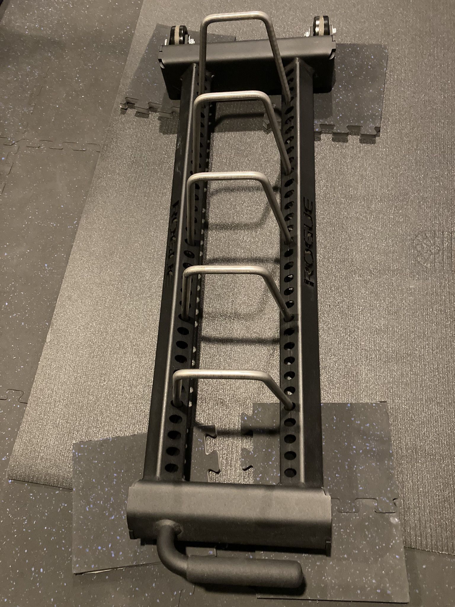 Rogue Fitness Horizontal Plate Rack 3.0 Bumper Cart Plate Storage