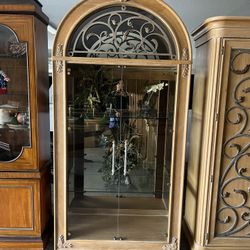 Glass Henredon Cabinet 