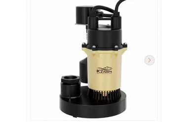 K2 Pumps Submersible Sump Pump