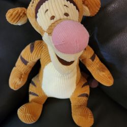 Disney Store Corduroy Tigger Plush Stuffed Tiger

