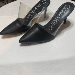Ladies Black Calvin Klein Heels