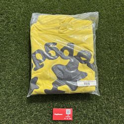 Sp5der Hoodie Gold Beluga