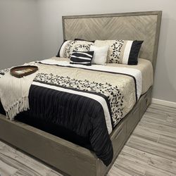 King Size Bed Frame With Drawers