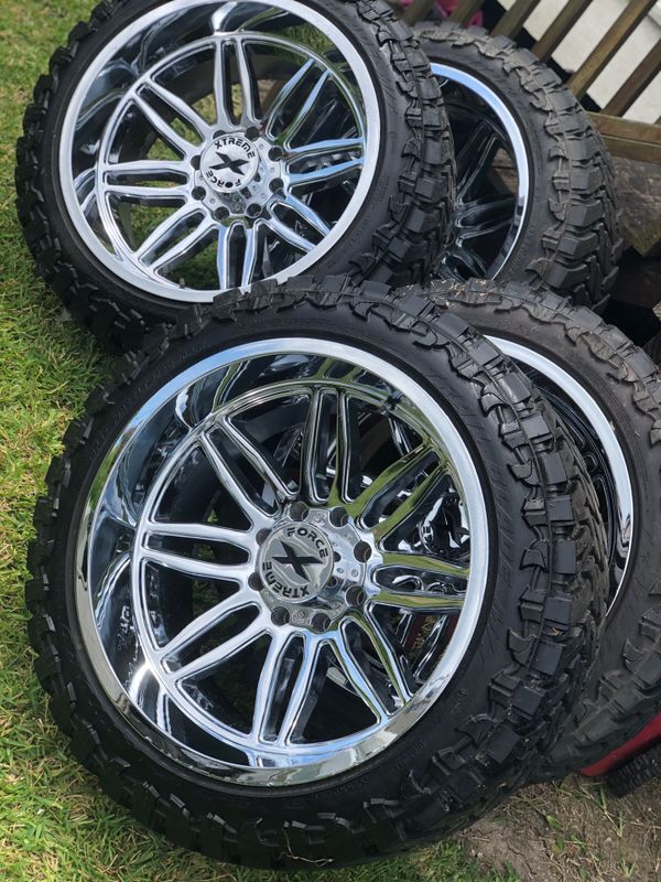 22x12’s on 33’s xtreme force wheels brand new tires no curve checks