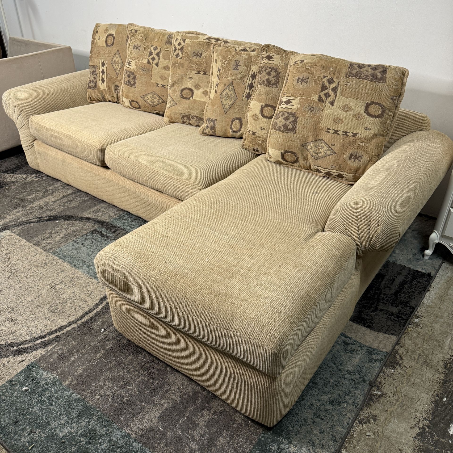 Sectional Sofa Free Delivery Beige Couch