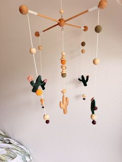 Cactus Baby Mobile - Like New