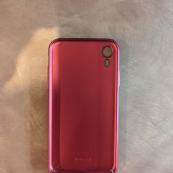 iPhone X Red Phone Case