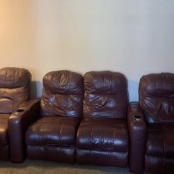 Movie Theater Couch Set