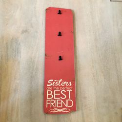 “Sisters are the perfect best friend” picture Frame