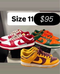 Nike dunks size 11