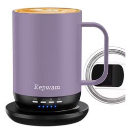 Self Heating Coffee Mug 16oz Fast Heating & Ultra Long-Lasting Battery Life