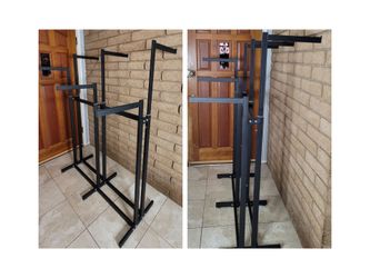 Six Arm Garment Rack - Rolling or Stationary