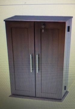 Media storage cabinet