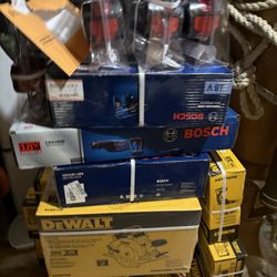 BRAND NEW DEWALT AND BOSCH TOOLS! )$750 Is Not The Price! 