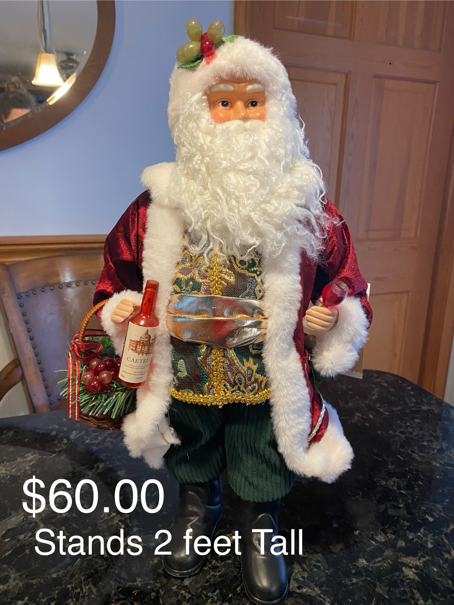 Large Santa Figurine. 