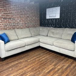 Delivery Available Ashley gray L shape sectional couch
