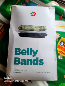 Belly Bands Size X-L